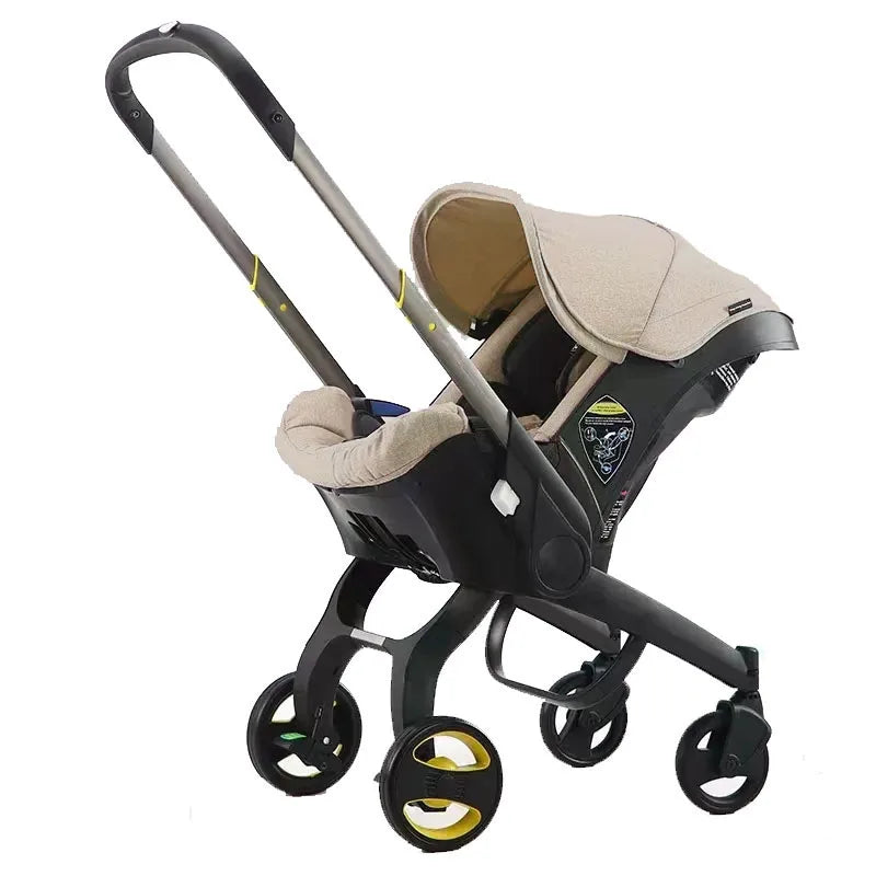 Cochecito de bebé compacto 4 en 1, asiento de coche, cochecito ligero 3 en 1, sistema de viaje todo en uno para recién nacidos, cochecito Doona