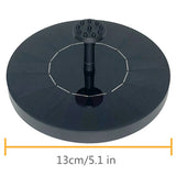 Mini Solar Water Fountain Pool Pond Waterfall Fountain Garden Decoration Outdoor Bird Bath Solar Powered Fountain Floating Water