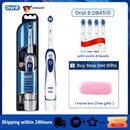 Oral B Sonic Electric Toothbrush Battery Powered 2D Rotating Tooth Brush Oral Hygiene Dental Teeth with Replaceable Heads