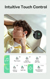 Fones de Ouvido True Wireless Baseus Bass EP10 NC – Cancelamento de Ruído ANC de -43dB, Bluetooth 6.0, Intra-auriculares, 4 Microfones com ENC