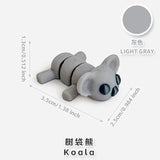10/50pcs 3D Printed Simulation Toys Mini Animal Model Home Ornament  Cartoon Figure Birthday Gift Sets Decompression Kid Toy