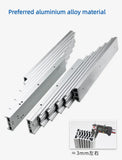 Folding Dining Table Slides Cabinets Aluminum Slide Rails Kitchen Telescopic Flat Push Hidden Table Hardware Accessories
