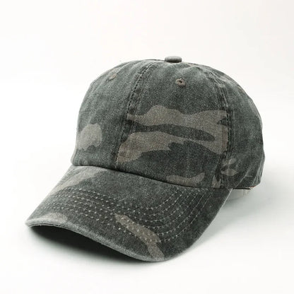 Japanese Style Street Tide Brand Soft Top Camouflage Baseball Cap Female Face Little Wild Peaked Chapéu Da Nike Cap