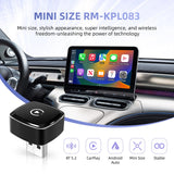 2025 New Adapter 2in1 Mini CarPlay Box Wired To Wireless CarPlay Android Auto Smart Box Bluetooth Connect Plug&Play For 98% Cars