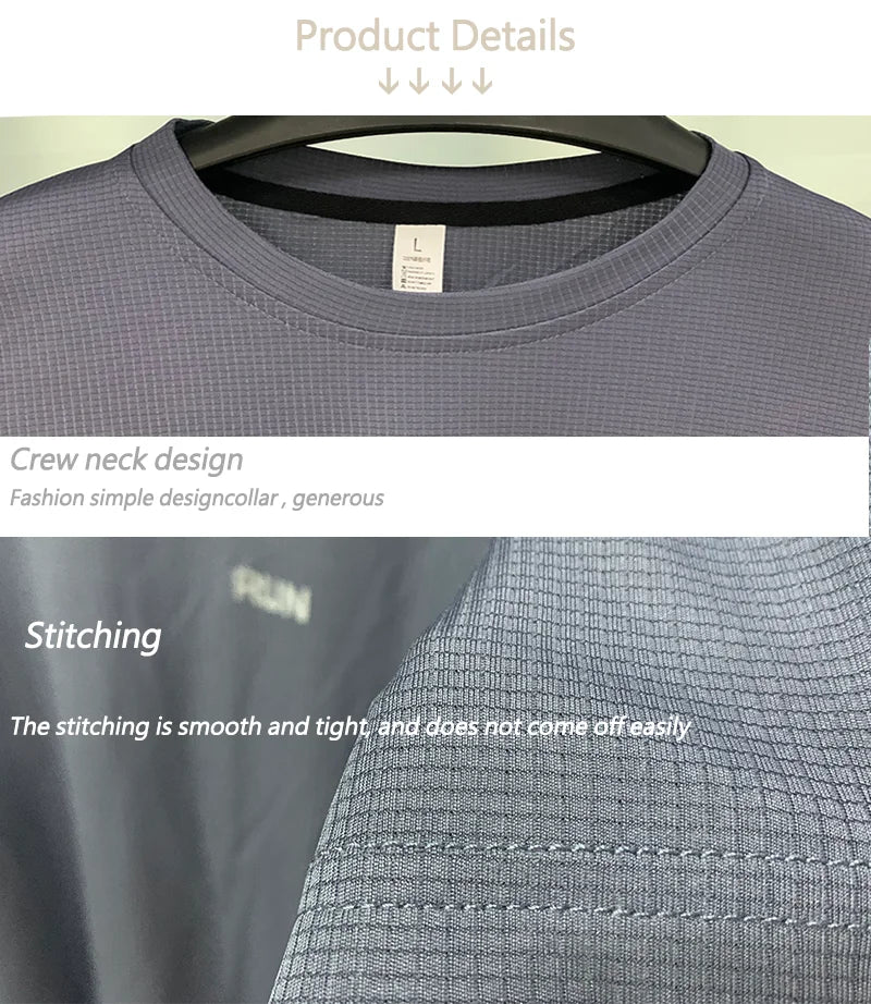 Camiseta transpirable de secado rápido, camisetas deportivas, ropa de entrenamiento, camiseta de manga larga para hombre, accesorios de gimnasio para correr de otoño, fitness para hombre.