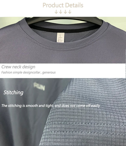 Camiseta transpirable de secado rápido, camisetas deportivas, ropa de entrenamiento, camiseta de manga larga para hombre, accesorios de gimnasio para correr de otoño, fitness para hombre.