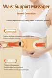 Cinturón de soporte lumbar ajustable para salud y bienestar, con percusión muscular, transpirable y protección lumbar, masajeador adelgazante con calor.