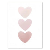 Pink Butterfly Wall Art Nursery Canvas Prints Painting Sun Rainbow Daisy Heart Posters Kawaii Pictures for Kids Girl Room Decor