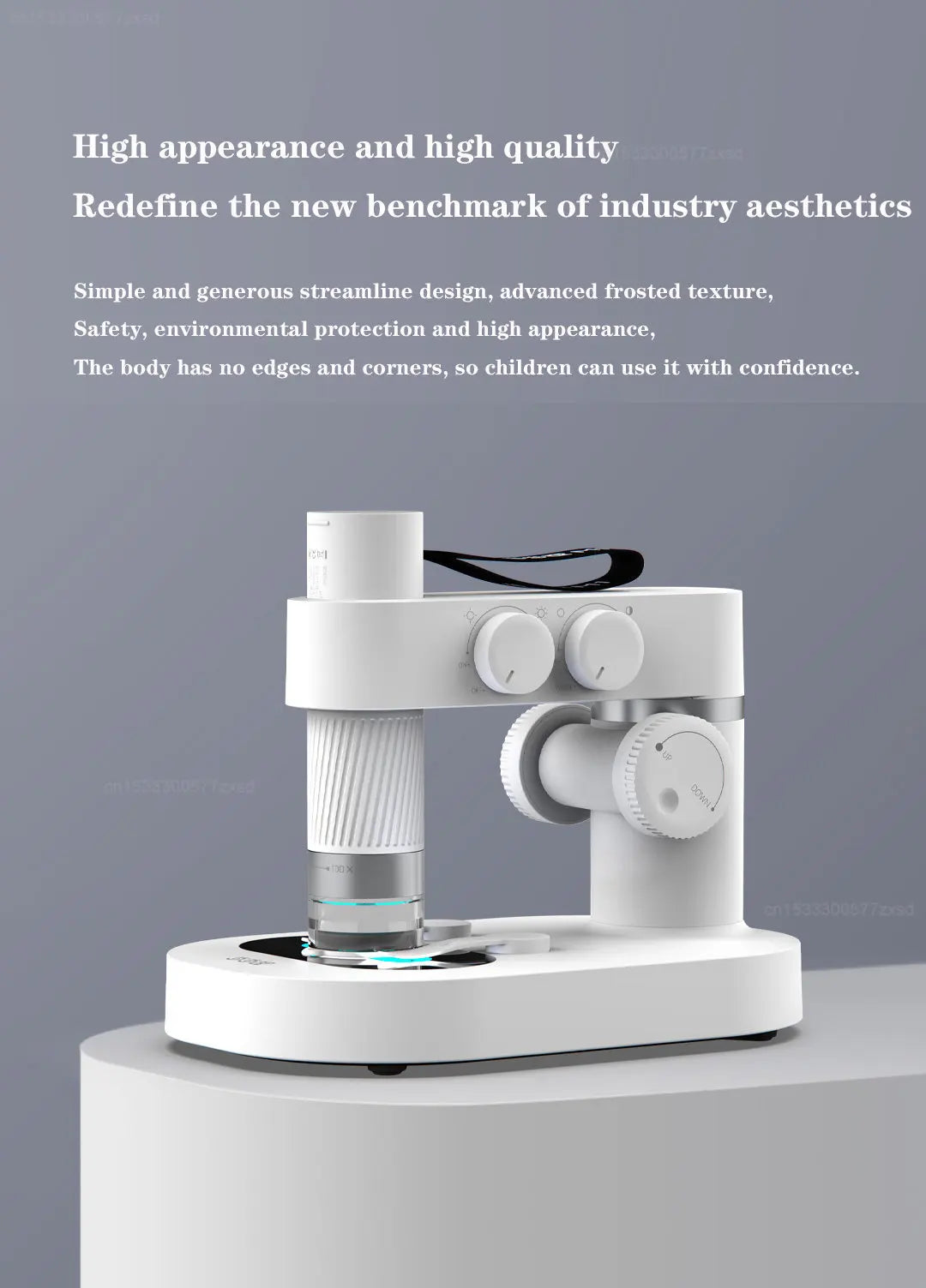 Xiaomi Intelligent Electronic Microscope Professional Observation Supplies Smart APP Magnifier Portable Household Long Endurance