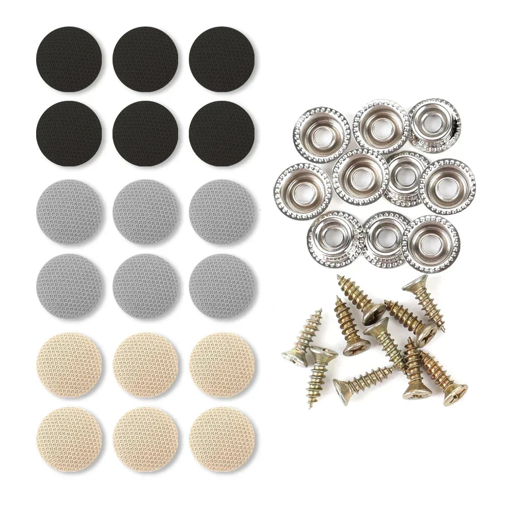 Car Interior Roof Buckles Headliner Ceiling Cloth Fixing Screw Care Fabric Buckle Rivets Retainer Cap Repair Automotive Part