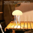 Upgraded Silent Jellyfish Lamp, Jelly Fish Light With Dancing Legs, Voice Control for Bedrooms, Living Room and Christmas Gifts