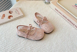 2026 Summer Kids Shoes Girls Sandals Lace Floral Princess Shoes Children Soft Sole Flat Party Dress Breathable Shoes