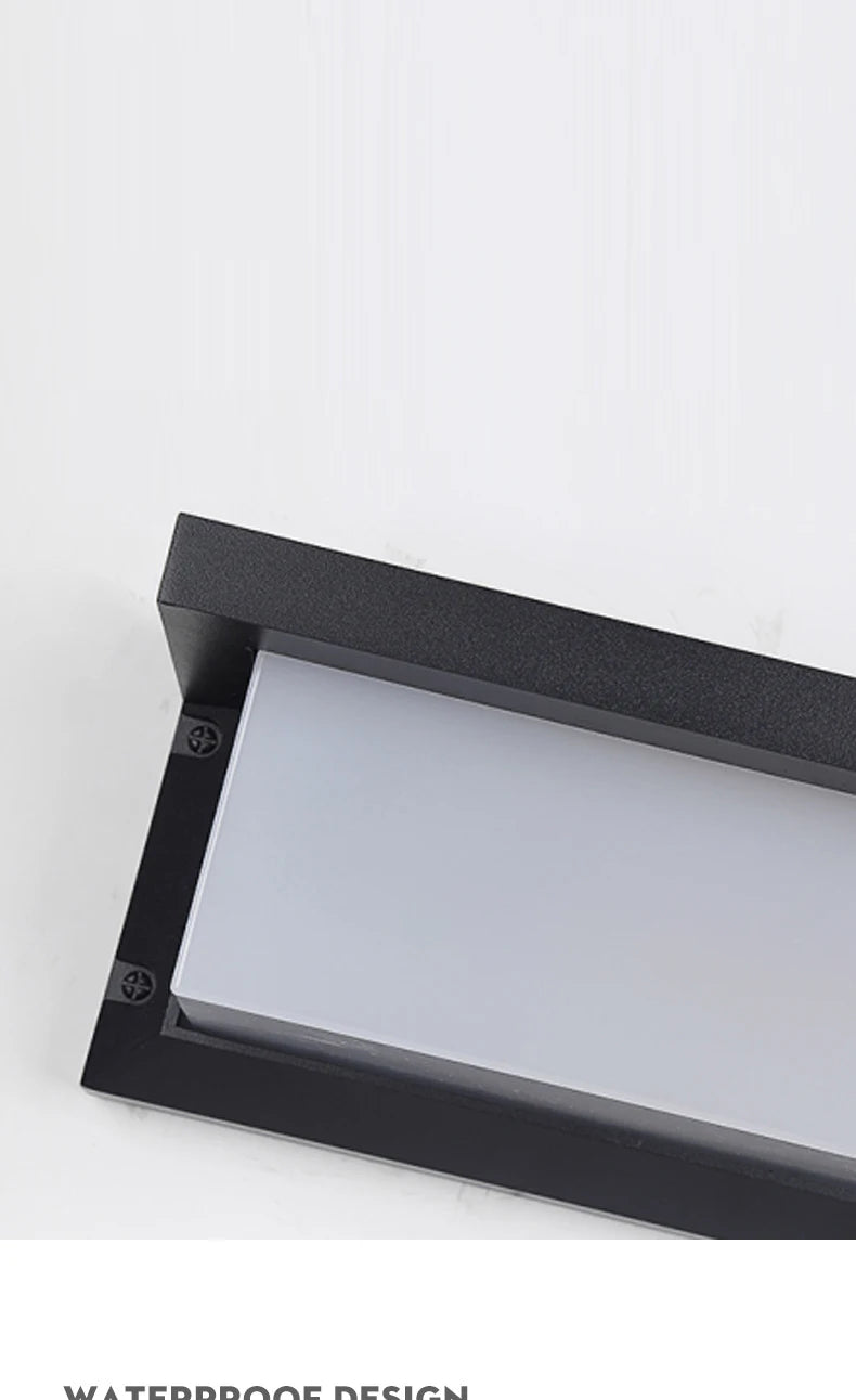 Led Outdoor Wall Light Waterproof IP65 Motion Sensor Led Outdoor Lighting Porch Lights Balcony Garden Lights Outdoor Wall Lamp