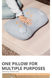 BISINNA Camping Inflatable Pillow Portable Ultralight Travel Hiking Air Sleeping Pillow for Neck and Lumbar Support