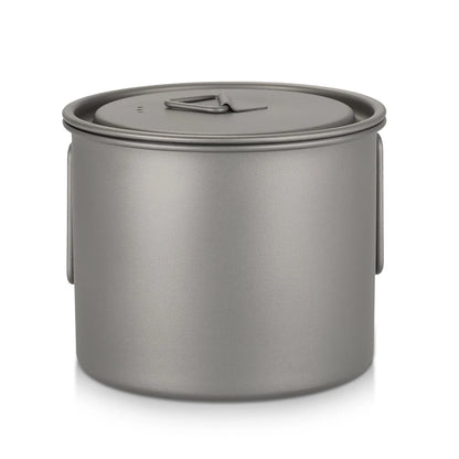 Taza de agua ultraligera de titanio Lixada con asa plegable, portátil para exteriores, camping, picnic, 300 ml/350 ml/550 ml/650 ml
