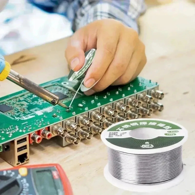 100/50g No Need Solder Powder Soldering Rods Low Temperature Easy Melt Solder Wire Silver Universal Welding Rod Cored Weld Wire