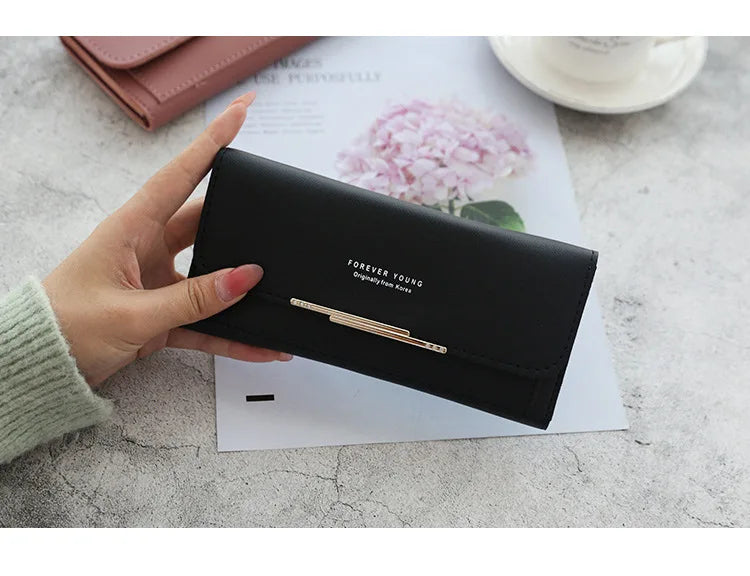 2024 Fashion Wallet Women's Purse Wallet Card Holder Female Clutch Long Purse Multi-card Holder Luxury Designer Lady Coin Purses