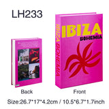 Travel Series Fake Book Decoration Coffee Table Living Room Fashion Fake Book Storage Box Decor Model Room IBIZA CAPRI