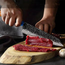 Damascus Chef's Knife Professional 67 Floors Vg-10 Japanese Kitchen Knife Chef's Meat Cleaver Knives For Kitchen  Wooden Handle