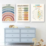 Notes To Self Growth Mindset Motivational Quotes Mental Health Psychological Poster Canvas Painting Wall Pictures Home Decor