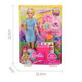 Original Travel Barbie Doll with Clothes Accessories Barbie Doll Toys for Children Baby Toys for Girls Doll