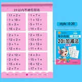 64 Pages/Book Children's Addition and Subtraction Learning Mathematics Workbook Handwritten Arithmetic Exercise Books Notebooks