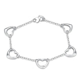 925 Sterling Silver Chain Bracelets for Men Women Braided Rope Male Fashion Jewelry High Quality New 4mm 