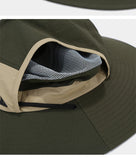 Summer Outdoor Sun Protection Hat for Women Men Hiking Fishing Sunscreen Visor Cap Large Brim Shawl Quick Drying Fisherman Hat