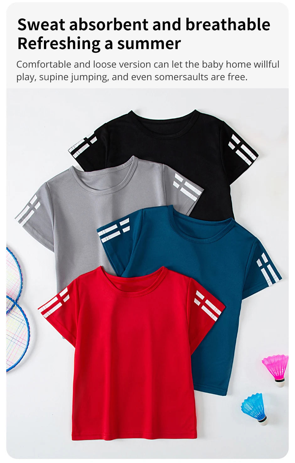 Children's quick-drying sports long sleeve T-shirt comfortable and fashionable sports running basketball football cycling T-shir