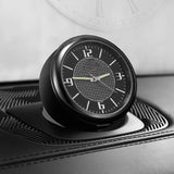 Car Clock Luminous Mini Automobiles Internal Stick-On Digital Watch Mechanics Quartz Clocks Auto Ornament 40mm 43mm