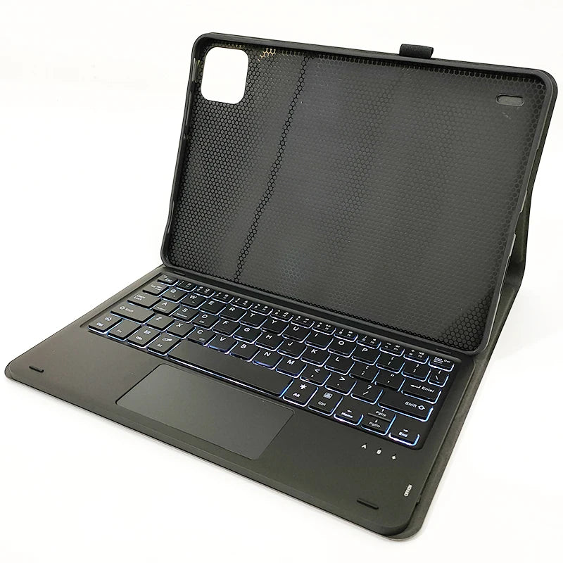 Bluetooth Keyboard Case For Xiaomi Pad 7 7 Pro 11.2 Trackpad Tablet Case Russian Arabic Hebrew Spanish Korean French Keyboard