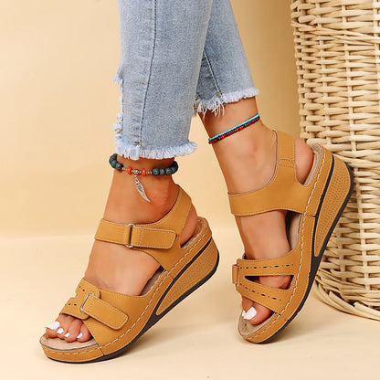 Sandalias de verano para mujer, sandalias romanas vintage, zapatos de playa antideslizantes a la moda para mujer, zapatos de punta abierta para caminar para mujer, zapatos para mujeres