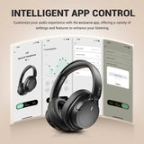 Oneodio EKSA V16 Wireless Headphones Bluetooth 5.3 Over Ear Headset With Mic Bass/Pop Mode Hi-Res HiFi Wired Headphones 90H APP
