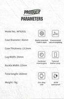 NAVIFORCE Popular Male Wristwatch Military Sports Shockproof Waterproof Leather Watch Men Fashion Casual Clock Relogio Masculino