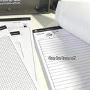 1PC B5 Sticky Note Paper Simple and Tear off Paper Learning Supplies Plan Note Book