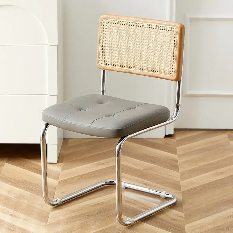 Mid-Century Modern Dining Chairs with Metal Frame, Multiple Styles Leisure chair for Kitchen, Living Room, Office , Muebles