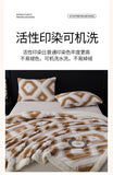 Flannel Warmth Autumn Winter Blanket Keep Warm Comfortable Jacquard King Size Blankets Skin Friendly Geometric Nap Comforter