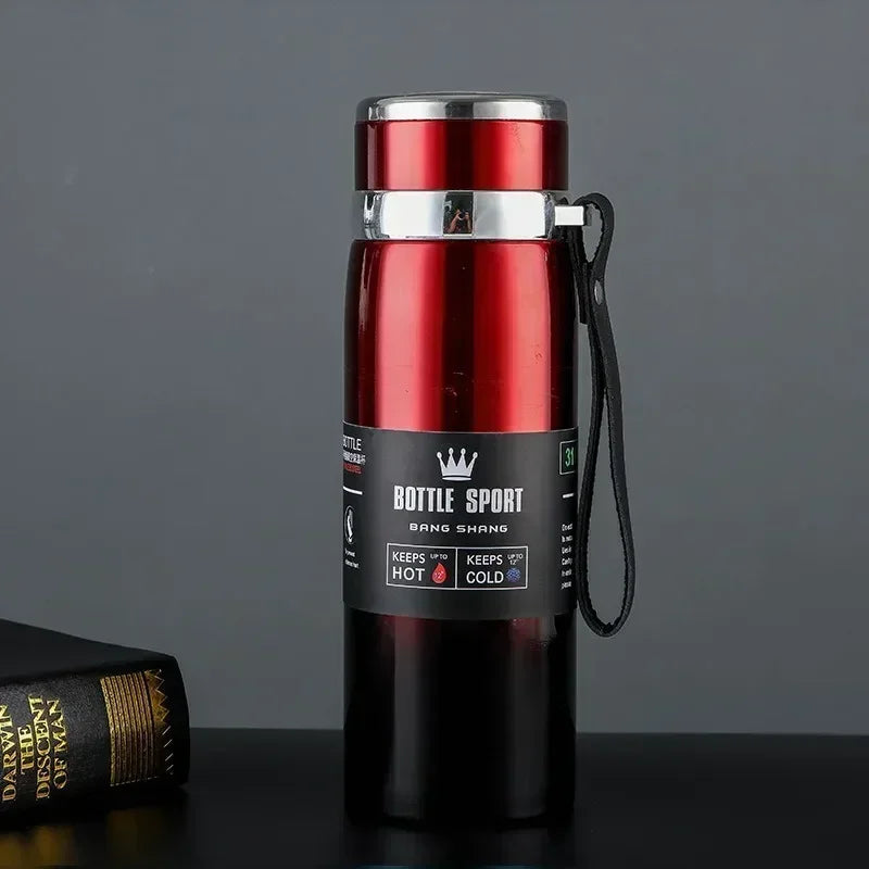 1L Thermal Water Bottle Keep Cold and Hot Water Bottle Thermos for Coffee Tea Vacuum Flasks Stainless Steel Thermos Bottle
