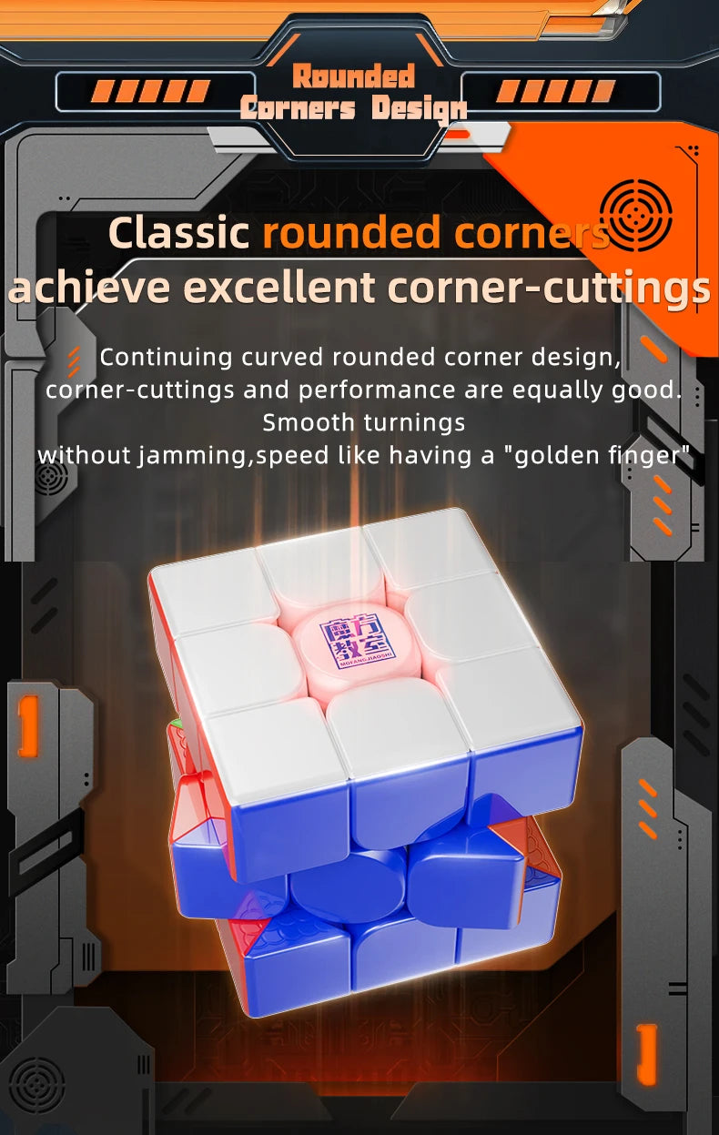 Cubo mágico magnético MOYU Meilong M 3X3 2X2 Pyraminx Cubing Cubo de velocidad profesional 3x3x3 Rompecabezas de velocidad Juguete para niños Cubo mágico
