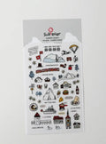 Suatelier City Stickers Korea Scrapbooking DIY Deco Sticker Junk Journal Supplies Planner Diary Photo Album Craft Material