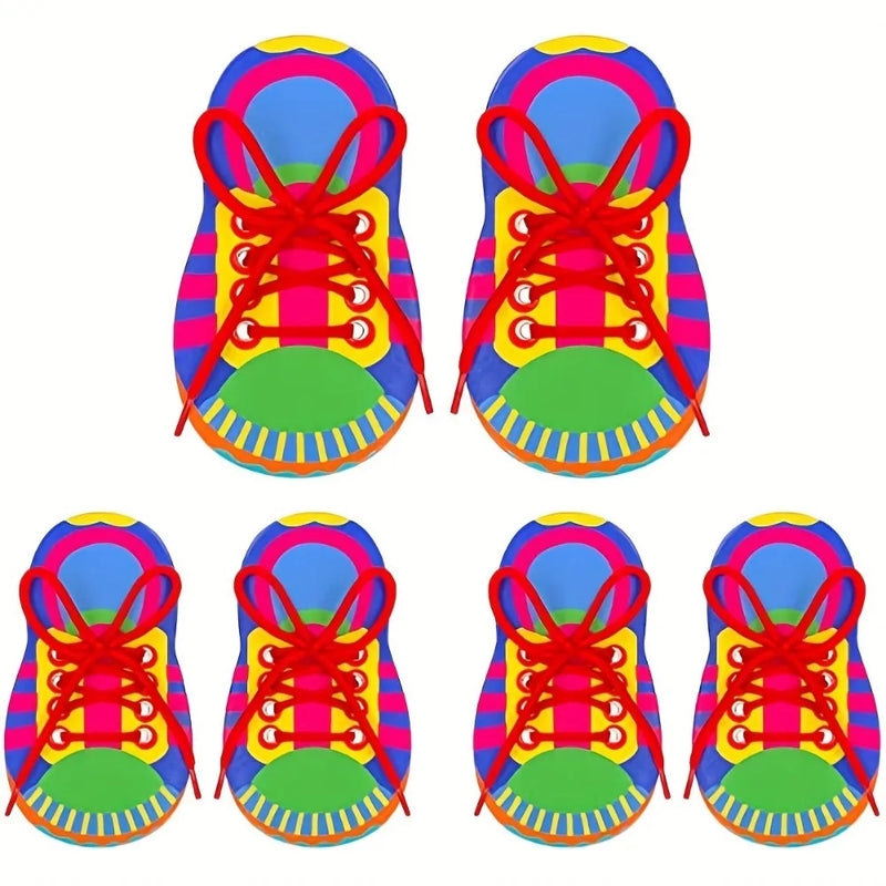 Brinquedos de rosca educacional precoce para meninos e meninas, aprenda a atar cadarços, crianças finas habilidades motoras brinquedo, educação infantil