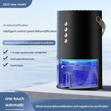 1000ml Dehumidifier Air Dryer for Home Office Negative ions Eliminate Damp Mold and Moisture Portable Air Dehumidifier EU US