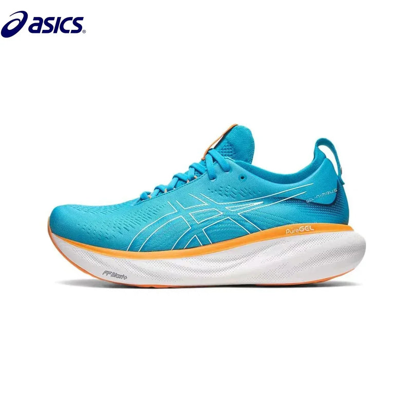 Original Asics Nimbus 25 Running Shoes Men Cushion Stability Asics Sports Shoes Unisex Sneakers Nimbus 25
