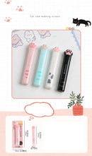 4Style Portable Folding Cat's Paw Scissors Stainless Steel Art Tool Multi-Function Pen-Shaped Scissors for Handbooks  Office Use