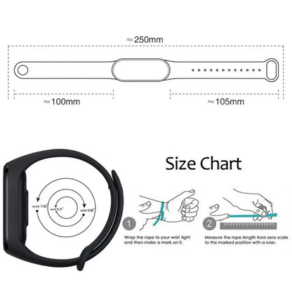 Correa de silicona suave para Xiaomi Mi Band 7, Mi Band 5 y Mi Band 7 (2021)