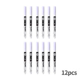 Fine tip permanent Paint Marker Pen DIY Paint Metallic Pen Permanent Gold SILVER Marker Touch Up,School Model Painting