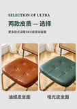 Mid-Century Modern Dining Chairs with Metal Frame, Multiple Styles Leisure chair for Kitchen, Living Room, Office , Muebles