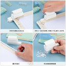 Fromthenon 5 Holes Puncher Loose Leaf Notebook Paper Mini Puncher Loose-leaf Binding Student Office Stationery Supplies