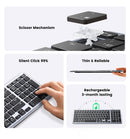 UGREEN Keyboard Wireless Bluetooth 5.0 2.4G Russian/Korean/EN 99 Keycaps For MacBook iPad PC Tablet USB C Rechargeable Keyboard