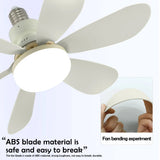 E26 E27 Base Home-use LED Ceiling Fan Light Wireless Remote Smart Fan Light 42cm 52cm Ceiling Fan for Room Office Study Kitchen